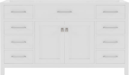 Virtu USA Caroline 60" Single Cabinet - Luxe Bathroom Vanities