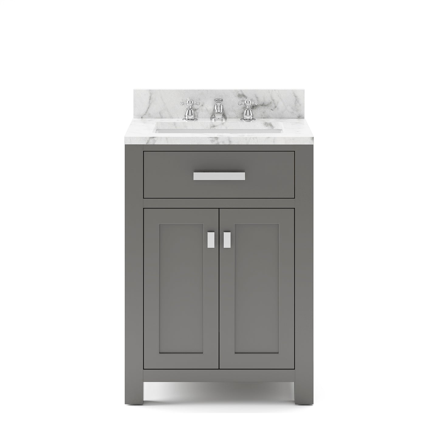 Water Creation Madison 24 Inch Single Sink Bathroom Vanity With Faucet - Luxe Bathroom Vanities