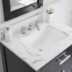 Water Creation Madison 30 Inch  Single Sink Bathroom Vanity With Faucet - Luxe Bathroom Vanities