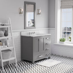 Water Creation Madison 36 Inch Wide  Single Sink Bathroom Vanity - Luxe Bathroom Vanities