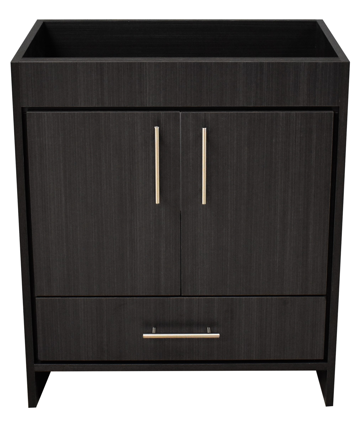 Volpa Rio 30" Modern Bathroom Vanity with Brushed Nickel Round Handles Cabinet Only - Luxe Bathroom Vanities Luxury Bathroom Fixtures Bathroom Furniture