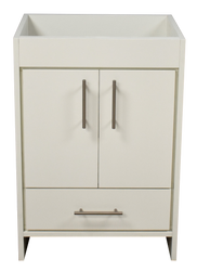 Volpa Rio 24" Modern Bathroom Vanity with Brushed Nickel Round Handles Cabinet Only - Luxe Bathroom Vanities Luxury Bathroom Fixtures Bathroom Furniture