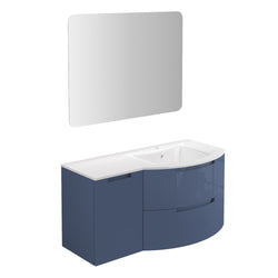 LaToscana Oasi 43" Vanity with Left Side Cabinet - Luxe Bathroom Vanities