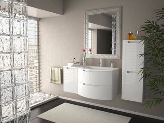 LaToscana Oasi 53" Vanity with Left Side Cabinet - Luxe Bathroom Vanities