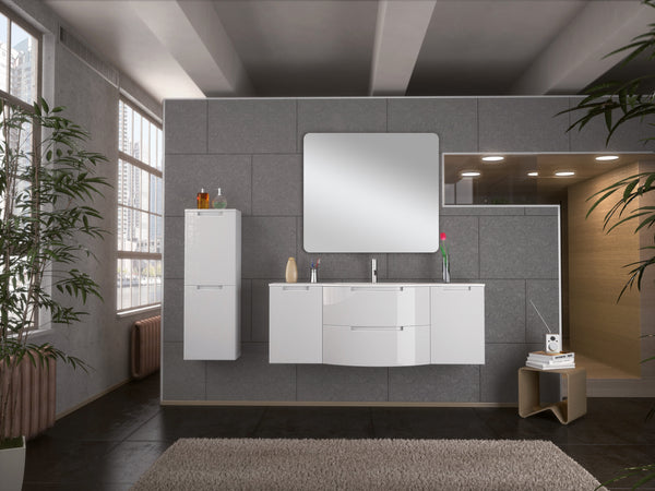 LaToscana Oasi 57" Vanity with Both Side Cabinets - Luxe Bathroom Vanities