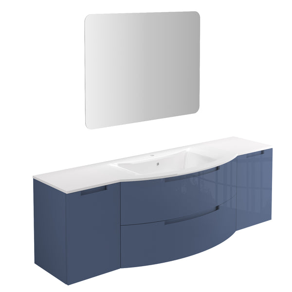 LaToscana Oasi 67" Vanity with Both Side Cabinets - Luxe Bathroom Vanities