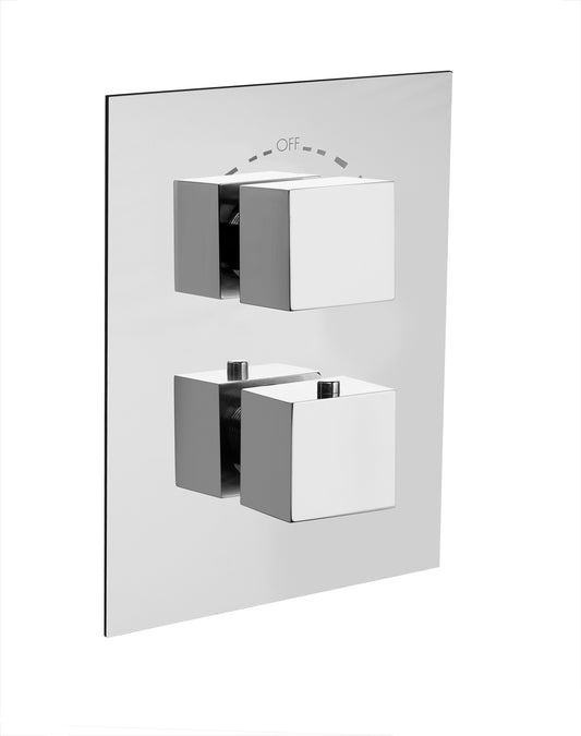 LaToscana QUADRO Thermostatic Tub and Shower Set TRIM - Luxe Bathroom Vanities
