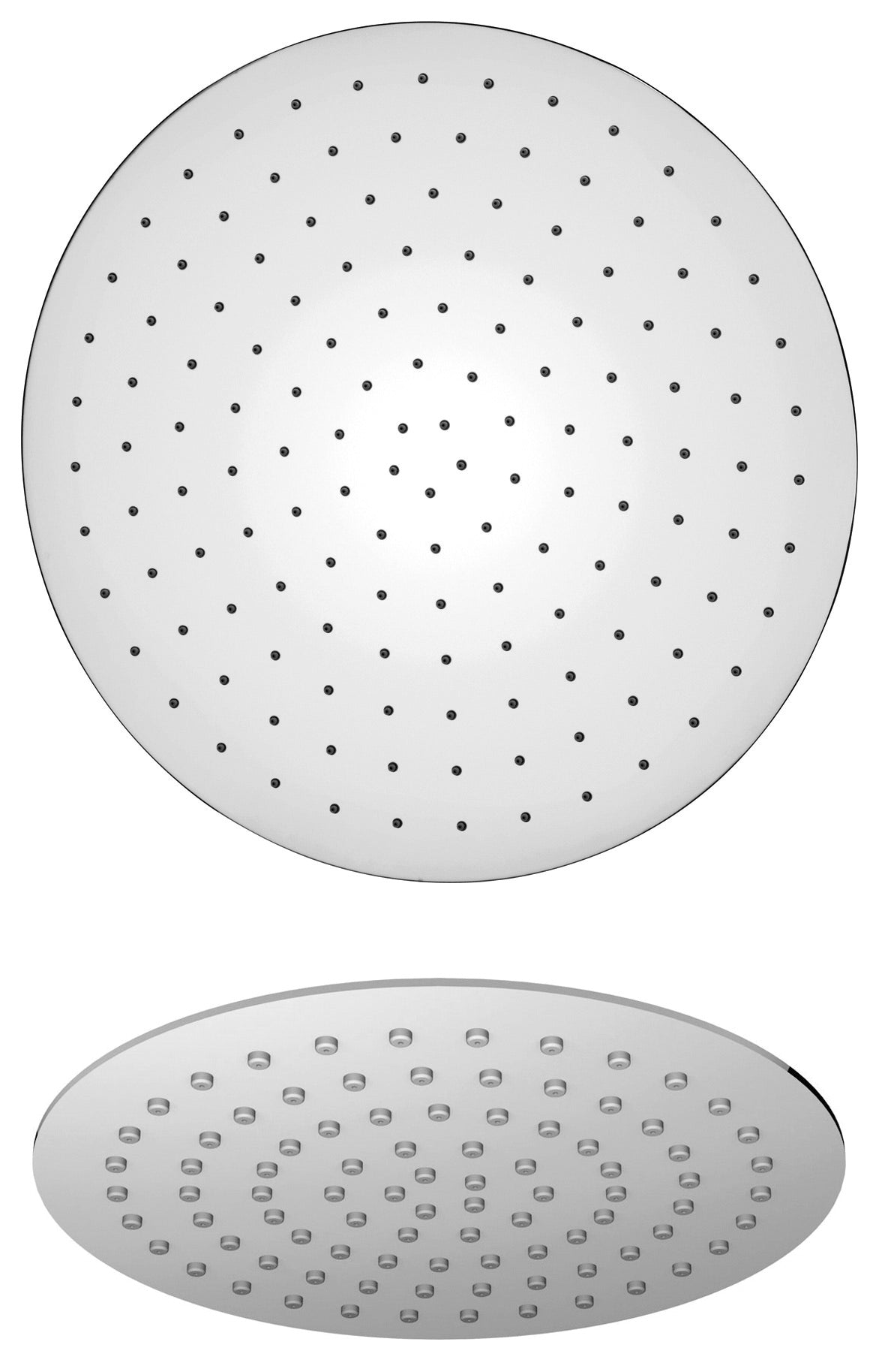 LaToscana 12'' Round Stainless Steel Ultra Slim Shower Head - Luxe Bathroom Vanities