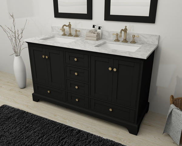 Ancerre Designs Audrey 60 in. Bath Vanity Set - Luxe Bathroom Vanities