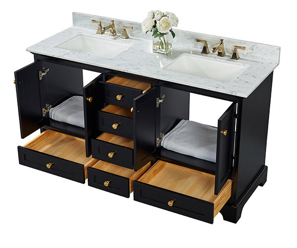 Ancerre Designs Audrey 60 in. Bath Vanity Set - Luxe Bathroom Vanities