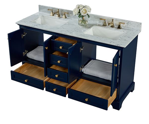 Ancerre Designs Audrey 60 in. Bath Vanity Set - Luxe Bathroom Vanities