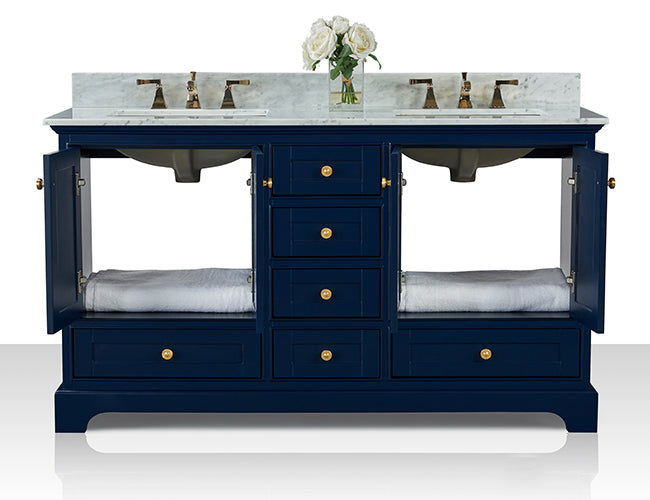 Ancerre Designs Audrey 60 in. Bath Vanity Set - Luxe Bathroom Vanities