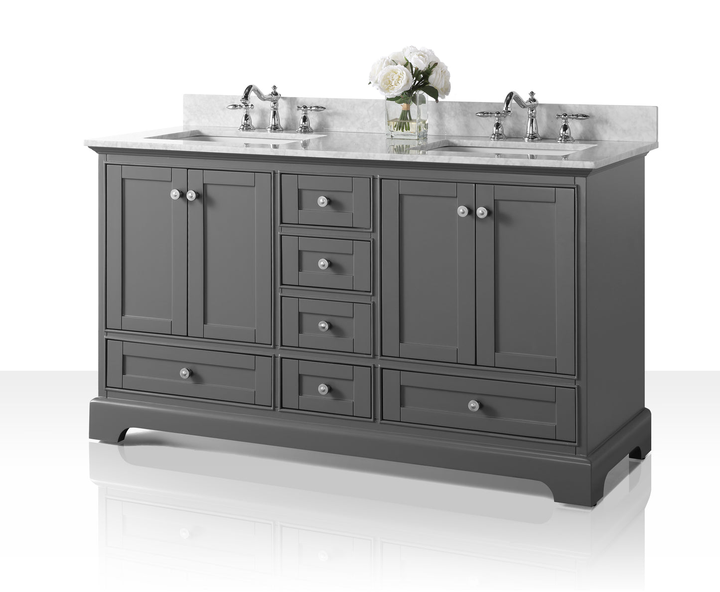 Ancerre Designs Audrey 60 in. Bath Vanity Set - Luxe Bathroom Vanities