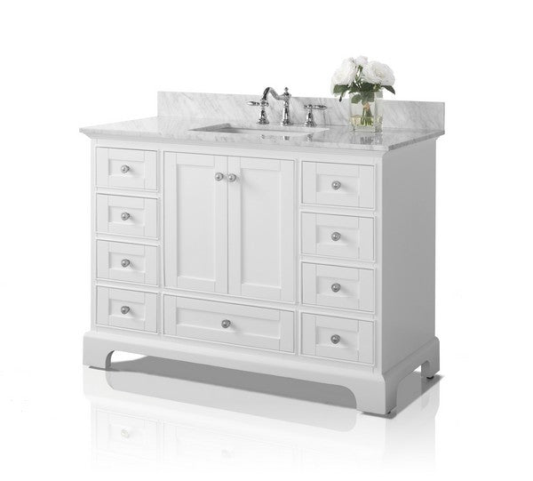 Ancerre Designs Audrey 48 in. Bath Vanity Set With Mirror - Luxe Bathroom Vanities