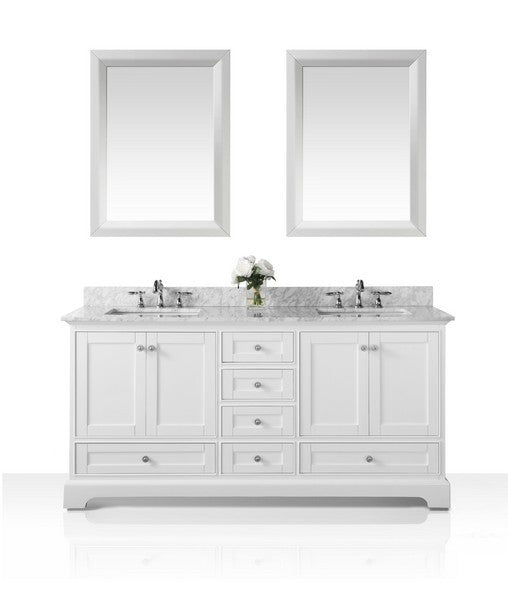 Ancerre Designs Audrey 72 in. Bath Vanity Set With Mirror - Luxe Bathroom Vanities