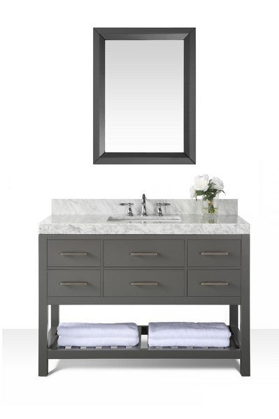 Ancerre Designs Elizabeth 48 in.Bath Vanity Set With Mirror - Luxe Bathroom Vanities