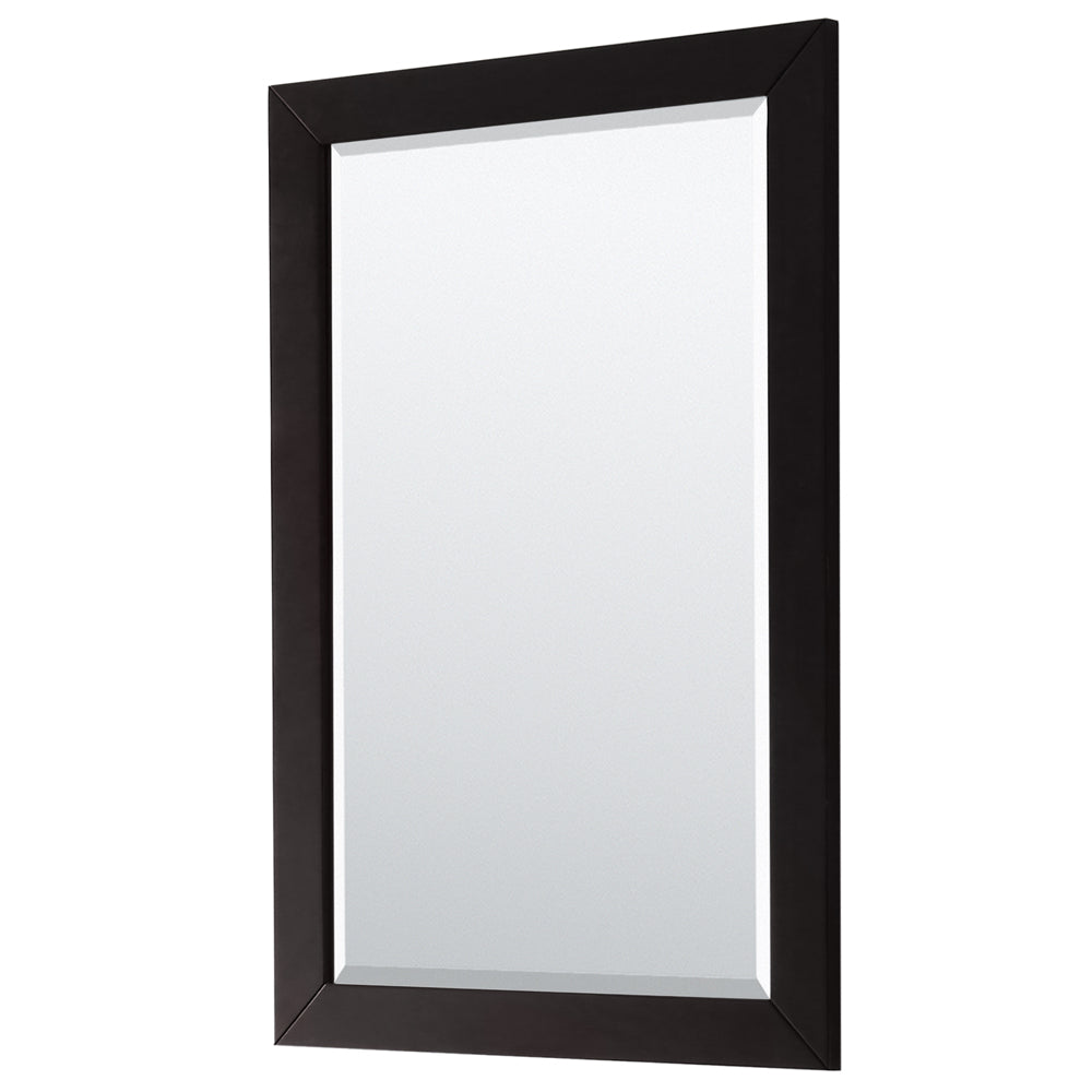 Wyndham Daria 80 Inch Double Bathroom Vanity Light-Vein Carrara Cultured Marble Countertop, Undermount Square Sinks in Matte Black Trim with 24 Inch Mirrors - Luxe Bathroom Vanities