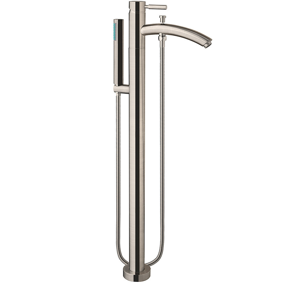 Modern-Style Bathroom Tub Filler (Floor-mounted) - Luxe Bathroom Vanities Luxury Bathroom Fixtures Bathroom Furniture