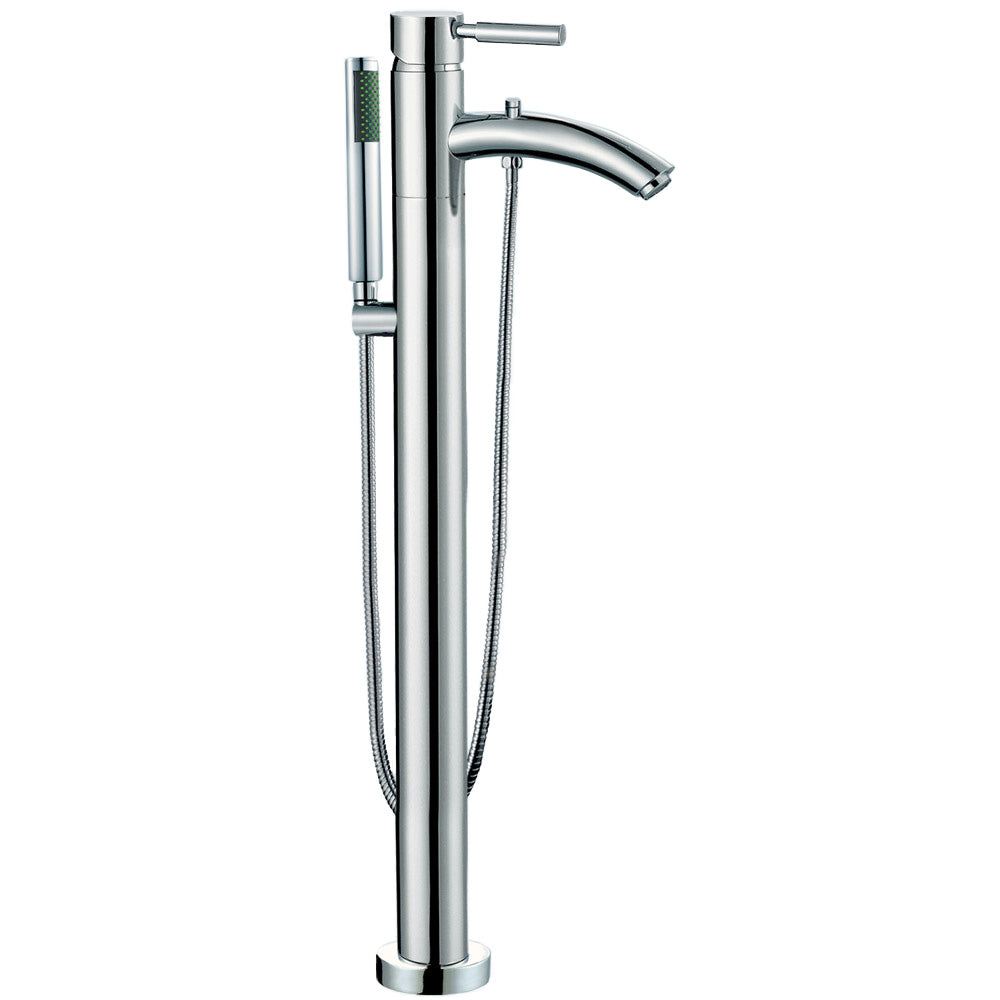 Modern-Style Bathroom Tub Filler (Floor-mounted) - Luxe Bathroom Vanities Luxury Bathroom Fixtures Bathroom Furniture