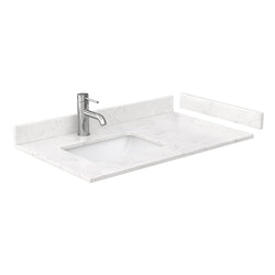 Wyndham Beckett 36 Inch Single Bathroom Vanity Undermount Square Sink - Luxe Bathroom Vanities