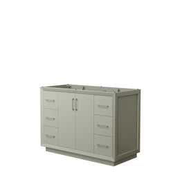 Wyndham Strada 48 Inch Single Bathroom Vanity No Counter Top No Sink - Luxe Bathroom Vanities