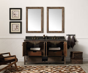 Legion Furniture 60" Solid Wood Sink Vanity with Top-No Faucet - Luxe Bathroom Vanities