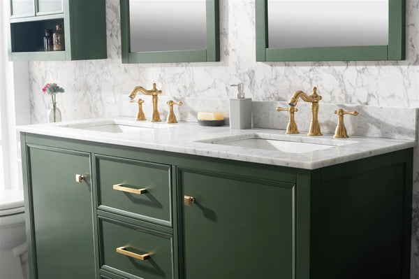 Legion Furniture 60" Double Sink Vanity Cabinet With Top - Luxe Bathroom Vanities