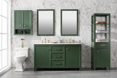 Legion Furniture 60" Double Sink Vanity Cabinet With Top - Luxe Bathroom Vanities