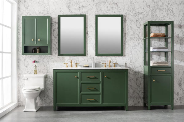 Legion Furniture 60" Double Sink Vanity Cabinet With Top - Luxe Bathroom Vanities