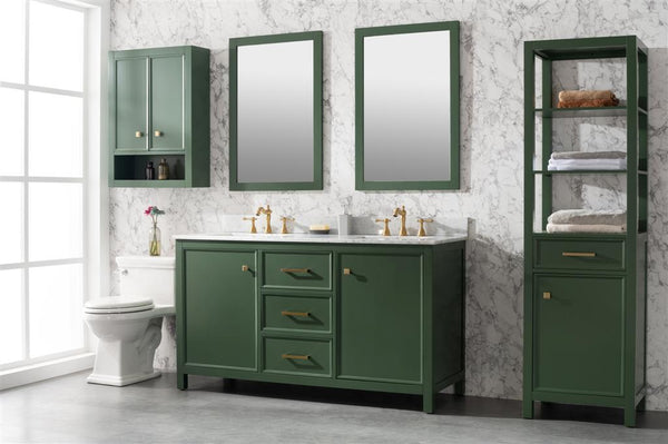 Legion Furniture 60" Double Sink Vanity Cabinet With Top - Luxe Bathroom Vanities
