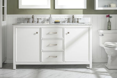 Legion Furniture 60" Double Sink Vanity Cabinet With Top - Luxe Bathroom Vanities