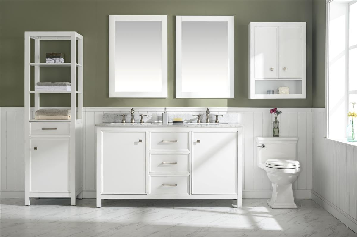Legion Furniture 60" Double Sink Vanity Cabinet With Top - Luxe Bathroom Vanities