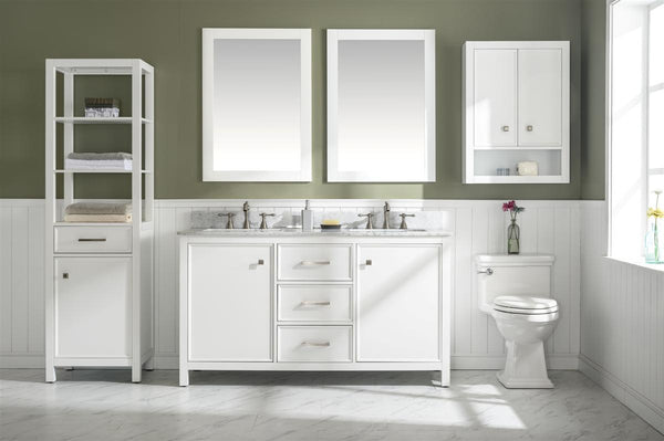 Legion Furniture 60" Double Sink Vanity Cabinet With Top - Luxe Bathroom Vanities