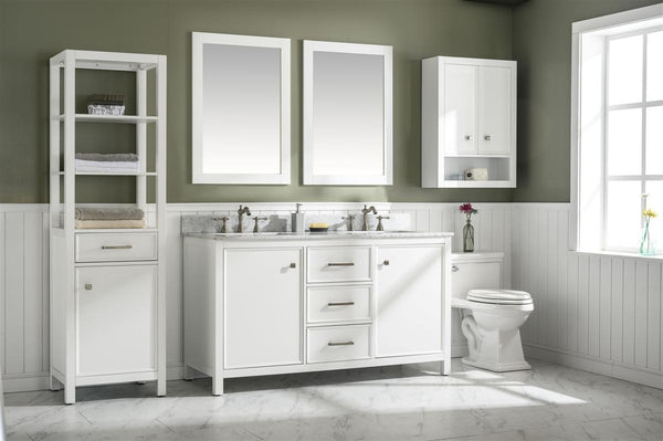Legion Furniture 60" Double Sink Vanity Cabinet With Top - Luxe Bathroom Vanities