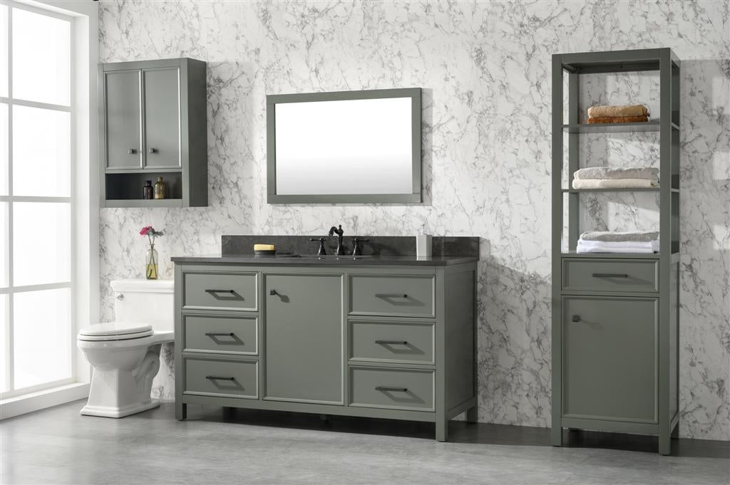 Legion Furniture 60" Single Sink Vanity Cabinet With Top - Luxe Bathroom Vanities