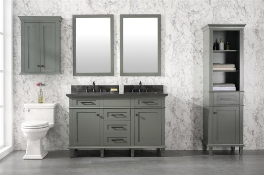 Legion Furniture 54" Double Sink Vanity Cabinet With Top - Luxe Bathroom Vanities