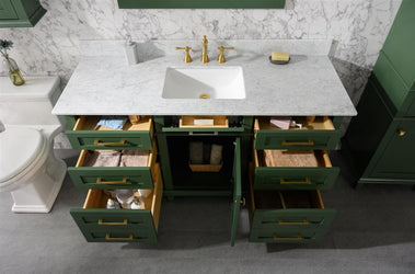 Legion Furniture 60" Single Sink Vanity Cabinet With Top - Luxe Bathroom Vanities