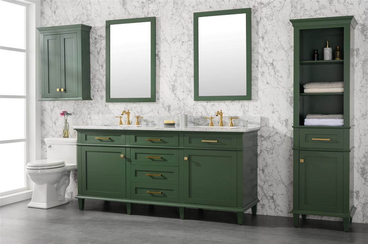 Legion Furniture 72" Double Single Sink Vanity Cabinet With Top - Luxe Bathroom Vanities