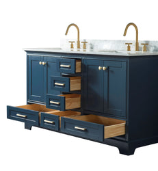 Legion Furniture 60" Solid Wood Sink Vanity Without Faucet - Luxe Bathroom Vanities