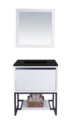 Alto 30 - Cabinet with VIVA Stone Solid Surface Countertop - Luxe Bathroom Vanities Luxury Bathroom Fixtures Bathroom Furniture
