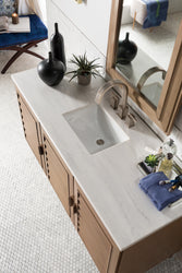 James Martin Portland 60" Whitewashed Walnut Single Vanity with 3 CM Countertop - Luxe Bathroom Vanities