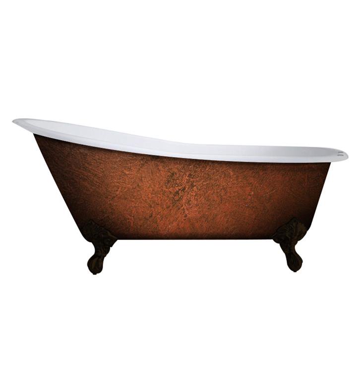 Cambridge Plumbing 61" X 30" Cast IronClawfoot Bathtub - Luxe Bathroom Vanities