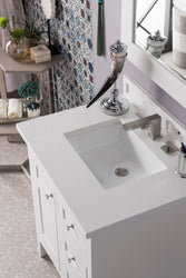 James Martin Palisades 30" Single Vanity with 3 CM Countertop - Luxe Bathroom Vanities