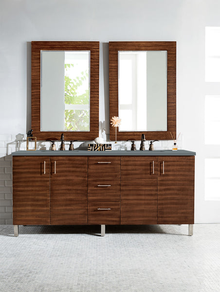 James Martin Metropolitan 72" Double Vanity with 3 CM Countertop - Luxe Bathroom Vanities