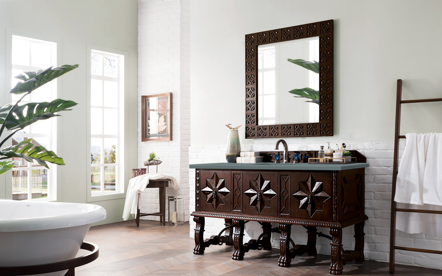 James Martin Balmoral 60" Single Vanity Cabinet - Luxe Bathroom Vanities