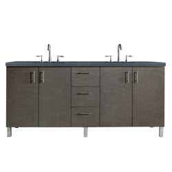 James Martin Metropolitan 72" Double Vanity with 3 CM Countertop - Luxe Bathroom Vanities