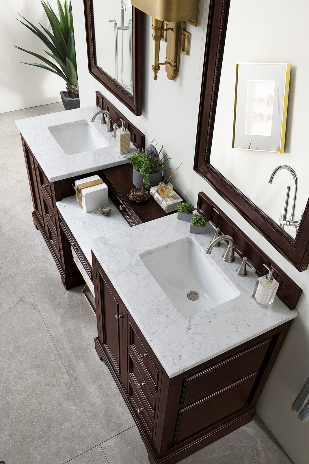 James Martin De Soto 82" Double Vanity Set - Luxe Bathroom Vanities Luxury Bathroom Fixtures Bathroom Furniture