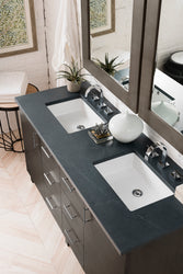 James Martin Metropolitan 60" Double Vanity with 3 CM Countertop - Luxe Bathroom Vanities