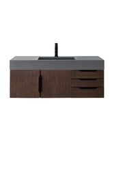 James Martin Mercer Island 48" Single Vanity with Glossy Composite Top - Luxe Bathroom Vanities