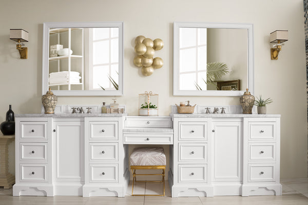 James Martin De Soto 118" Double Vanity Set - Luxe Bathroom Vanities Luxury Bathroom Fixtures Bathroom Furniture